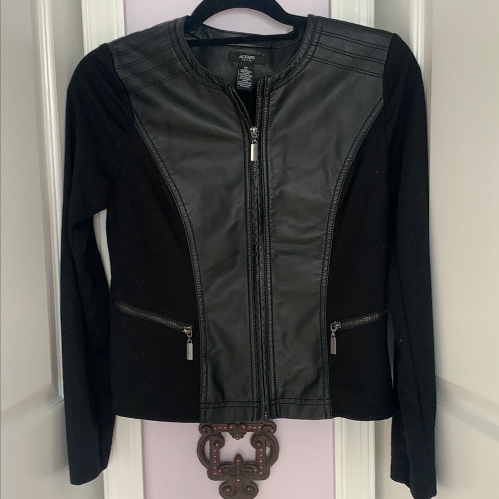 Alfani leather jacket